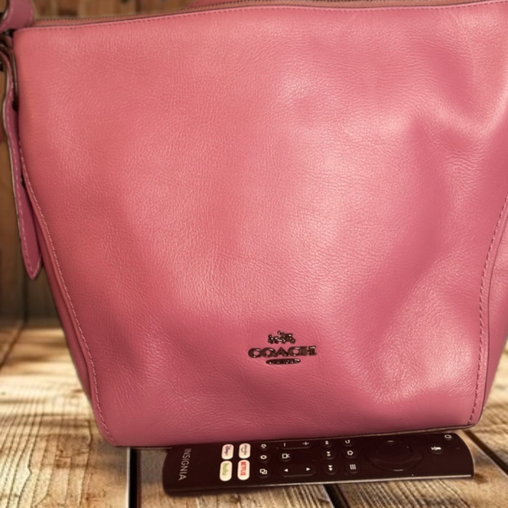 Coach Pink Leather Women's Bag
